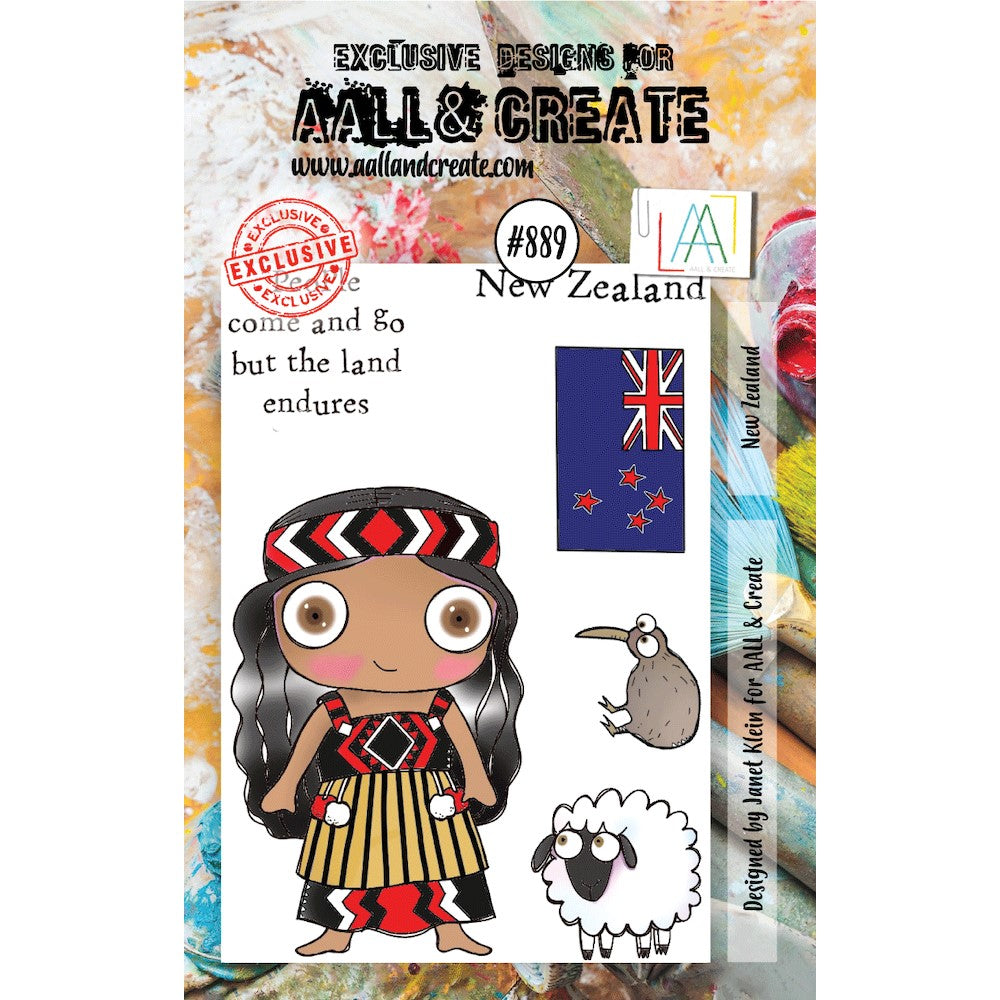 AALL & Create New Zealand A7 Clear Stamps aall889