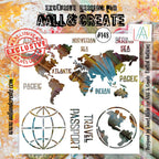 AALL & Create United Nations 6x6 Stencil aal148