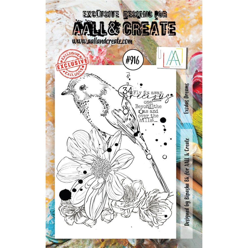 AALL & Create Exodus Dreams A7 Clear Stamp aall916