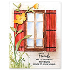 Penny Black Cling Stamps Window 40-891 friends