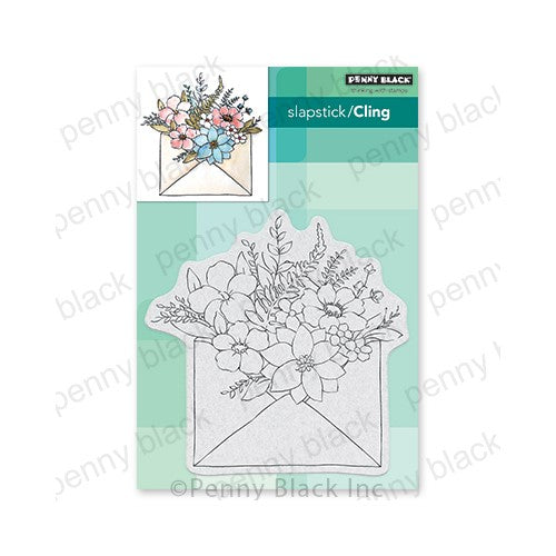 Penny Black Cling Stamp Happy Mail 40-882
