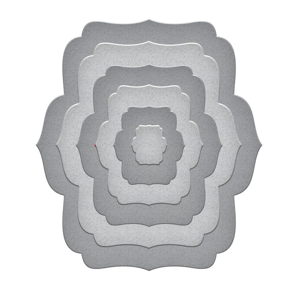 S4-229 Spellbinders Labels 5 Etched Dies