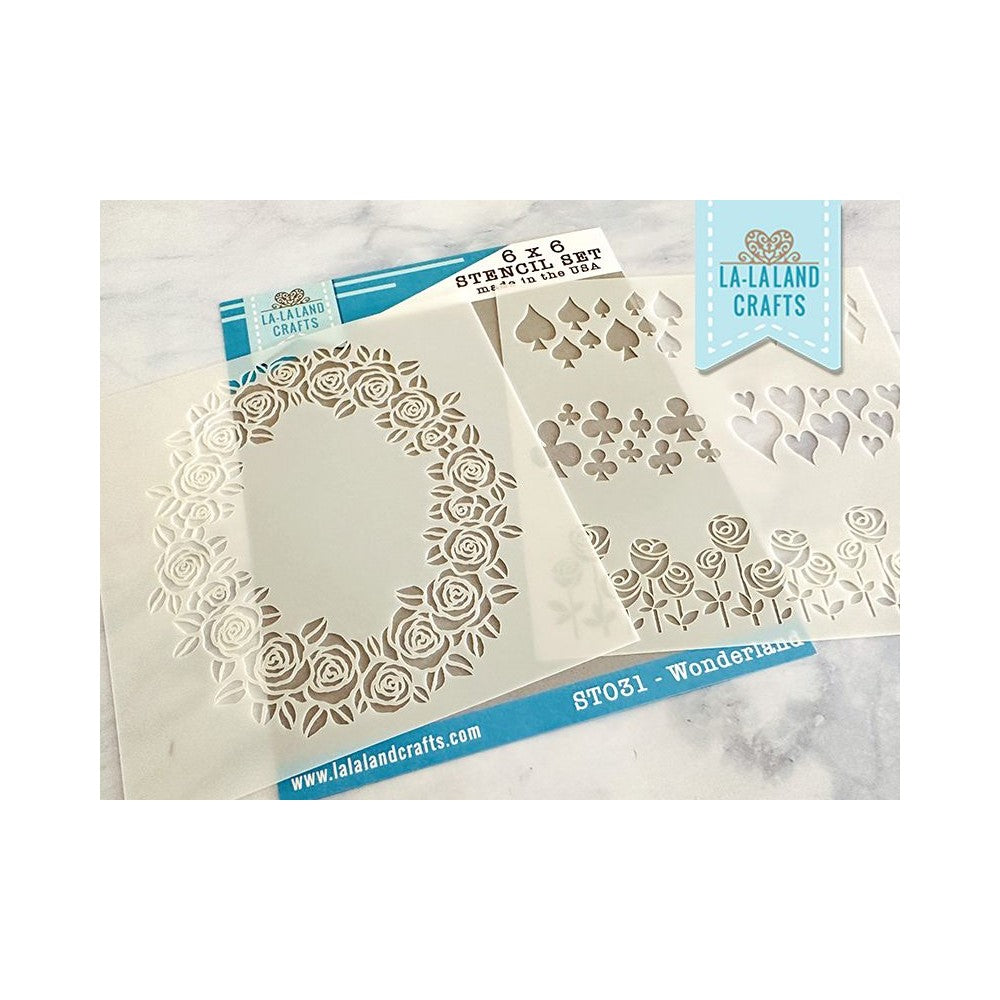 La-La Land Crafts Wonderland Stencil ST031