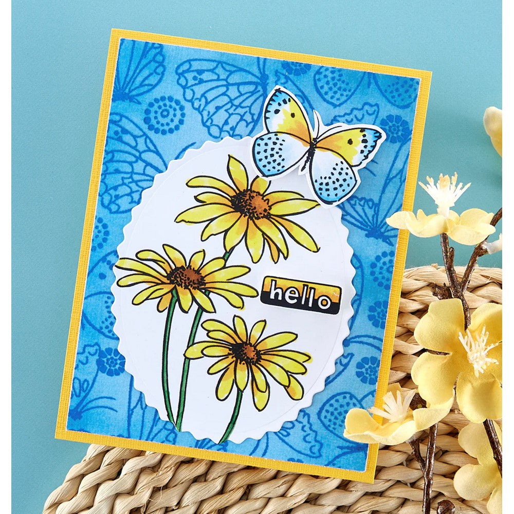 STP-194 Stampendous Hello Butterfly Clear Stamps wings