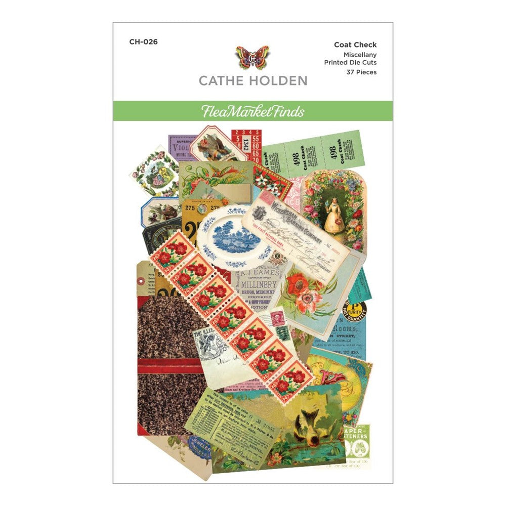 CH-026 Spellbinders Coat Check Miscellany Printed Die Cuts