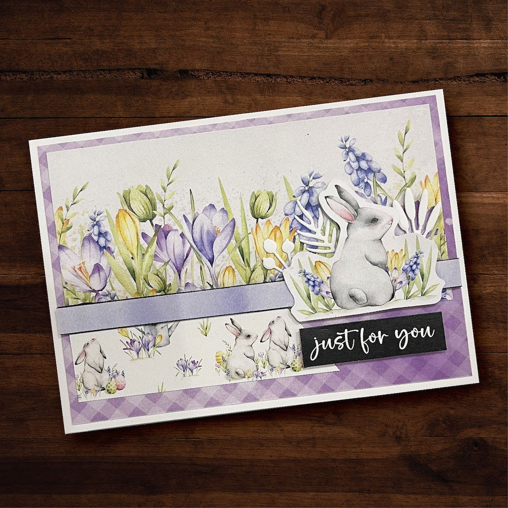 Paper Rose Spring Bunnies 6x6 Paper Pack 29494 blooms