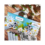Whimsy Stamps Odorable Skunks Clear Stamps C1413 hexagons