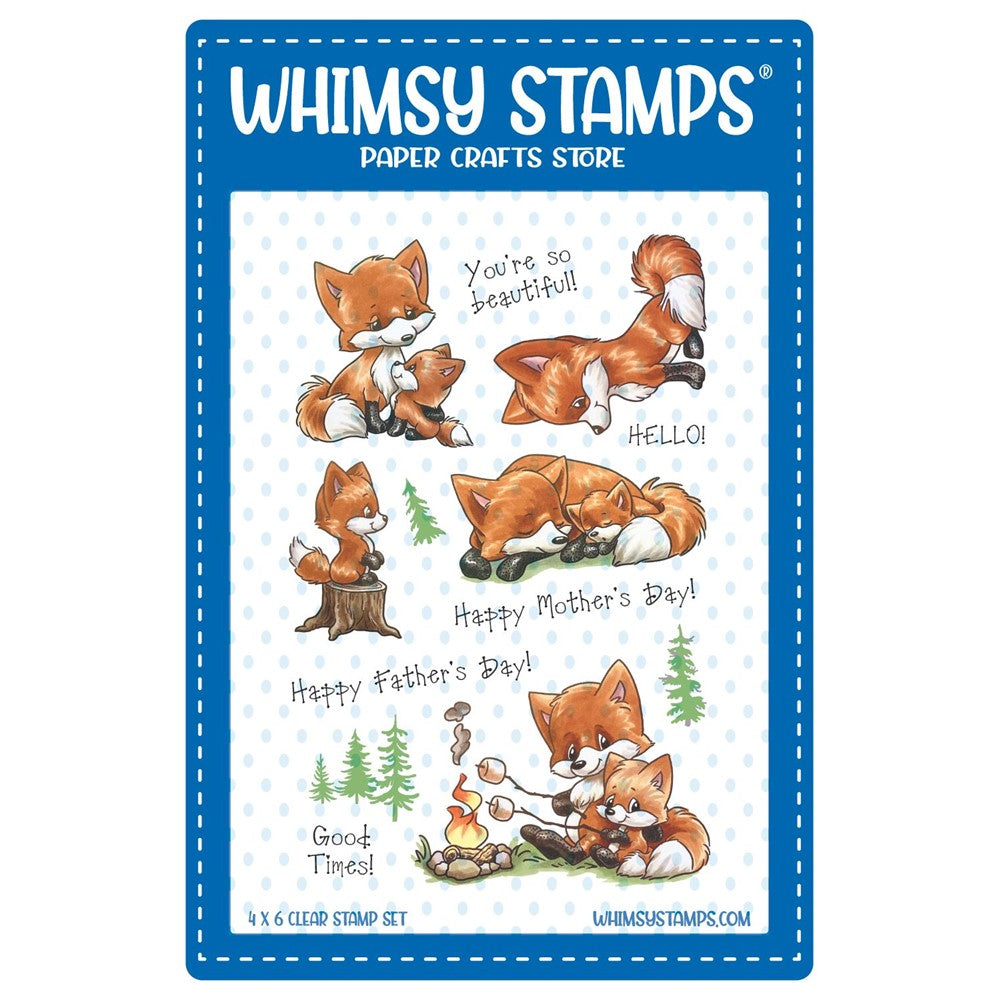 Craft Consortium Woodland Stamp Set Animals Clear