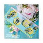 Whimsy Stamps Bizzy Bees 2 Clear Stamps CWSD446 wanna bee