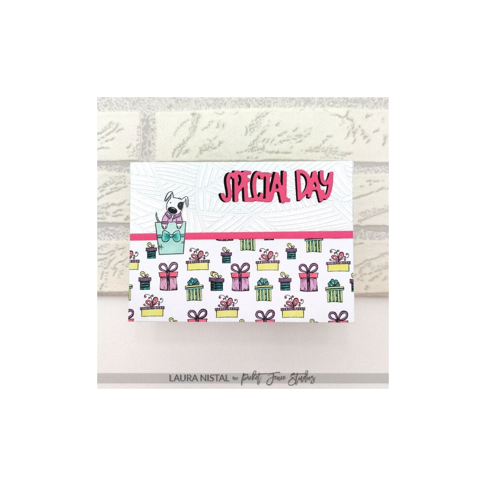 Picket Fence Studios Presents for all Seasons Clear Stamp bb199 Special Day