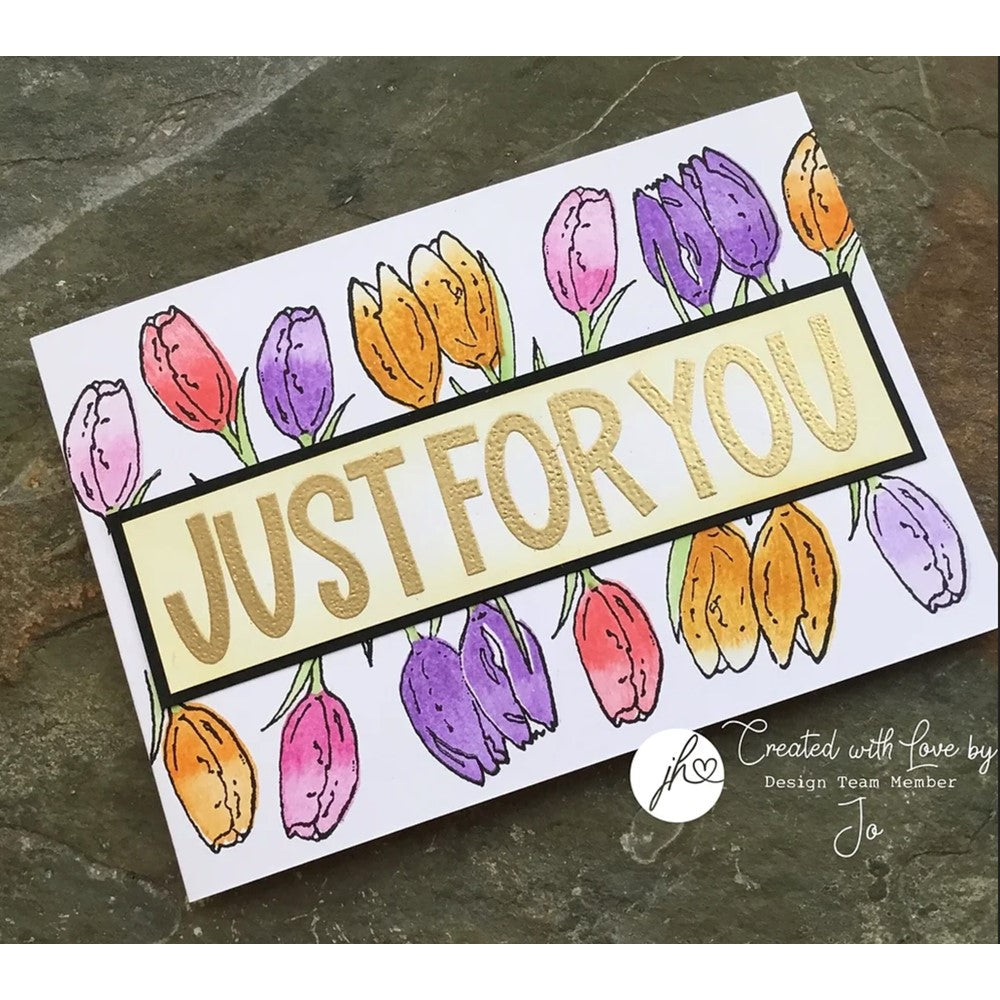 Julie Hickey Designs Peter's Tulips Clear Stamps DS-PT-1037 just for you