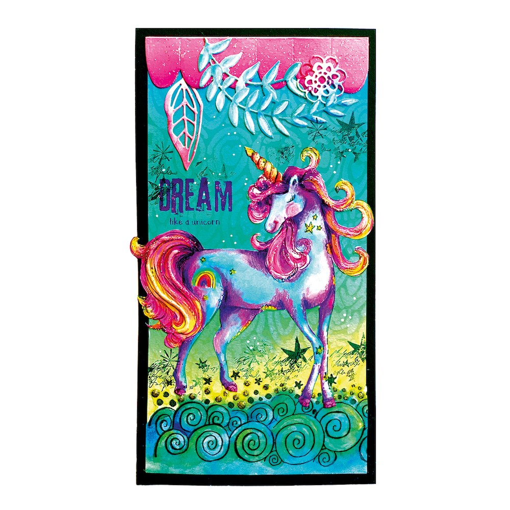 Studio Light Unicorn Dream ABM Signature Clear Stamps abmsistamp404 dream