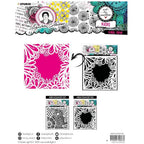 Studio Light Floral Frame ABM Signature Stencil abmsimask184 detail
