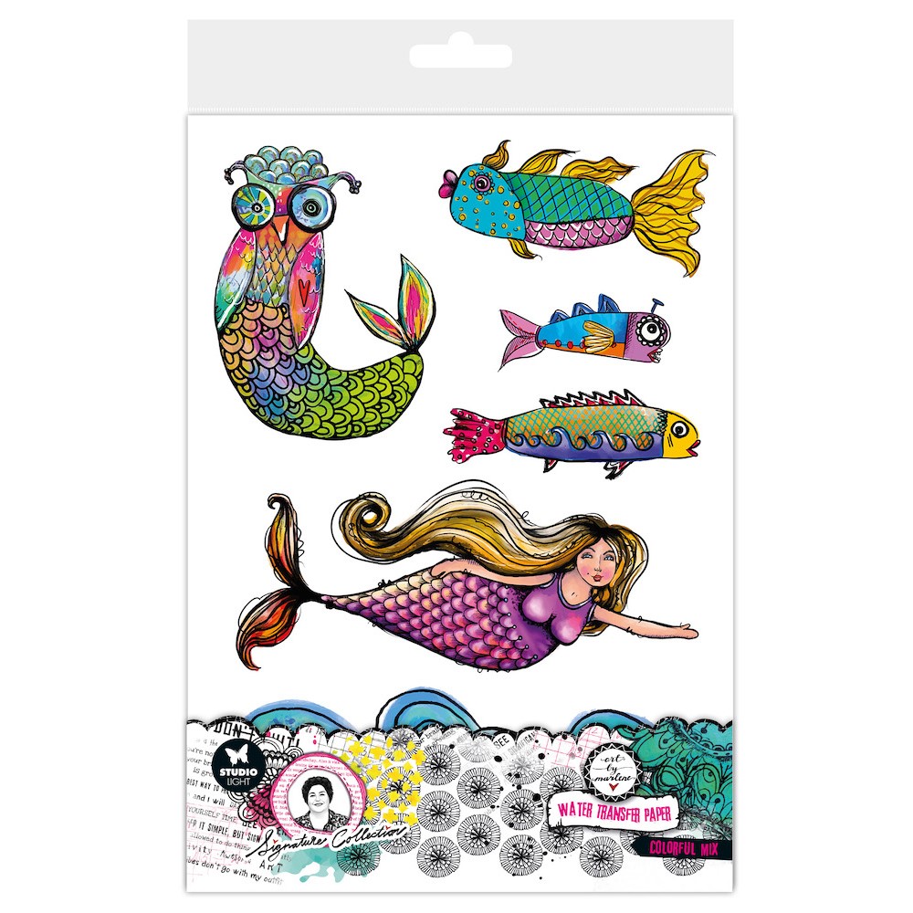 Studio Light Colorful Mix ABM Signature Water Transfer Paper abmsiwtp01