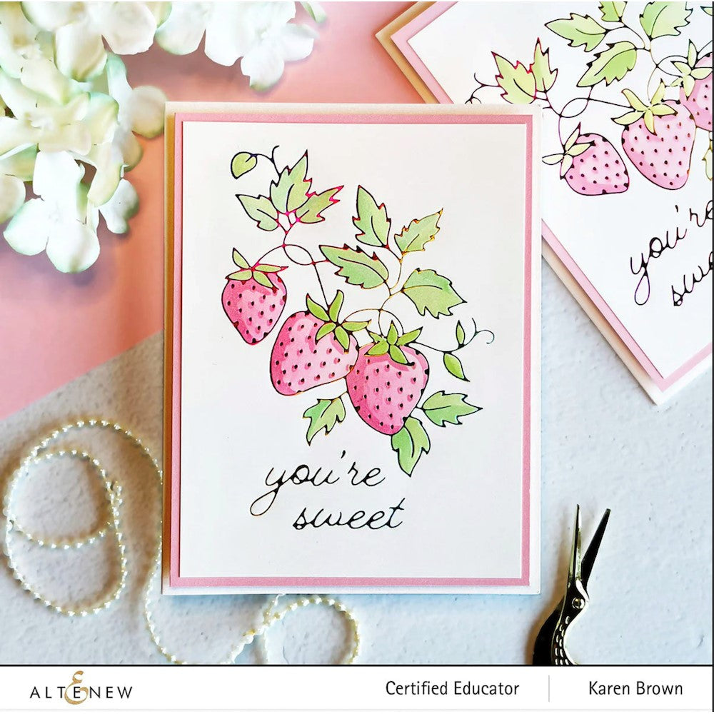Altenew Spark Joy Sweet Strawberries Set ALT7639BN you're sweet