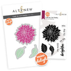 Altenew Mini Delight Cafe Au Lait Dahlia Stamp and Die Set