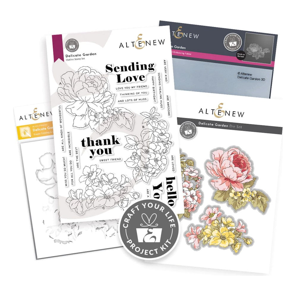 Altenew Craft Your Life Project Kit Delicate Garden ALT7634BN