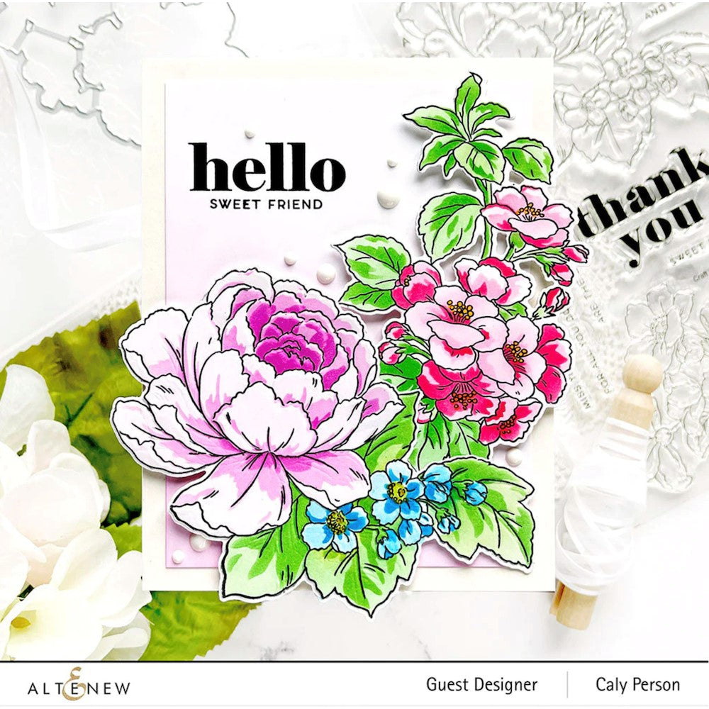 Altenew Craft Your Life Project Kit Delicate Garden ALT7634BN hello sweet friend