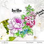 Altenew Craft Your Life Project Kit Delicate Garden ALT7634BN hello sweet friend