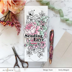 Altenew Craft Your Life Project Kit Delicate Garden ALT7634BN sending love