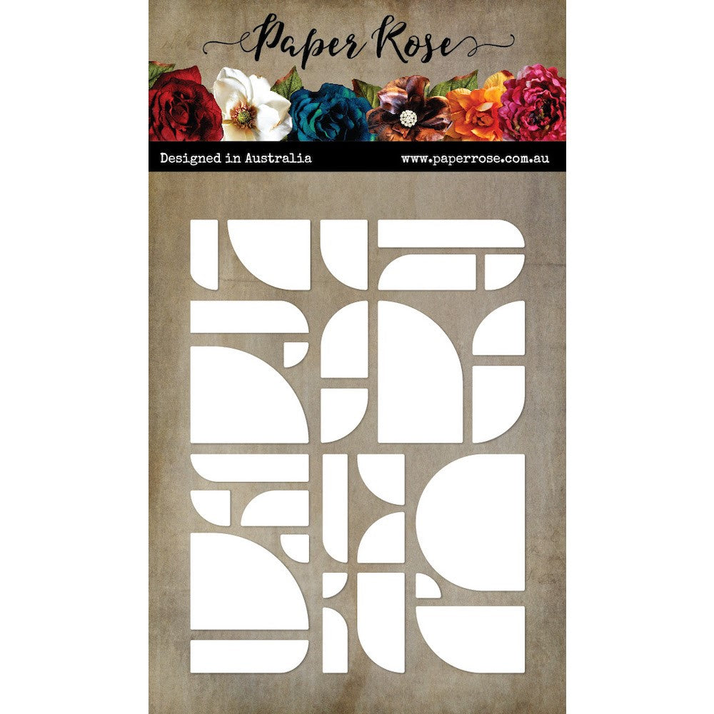 Paper Rose Abstract Coverplate Die 29011