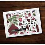 Paper Rose Abstract Coverplate Die 29011 thank you
