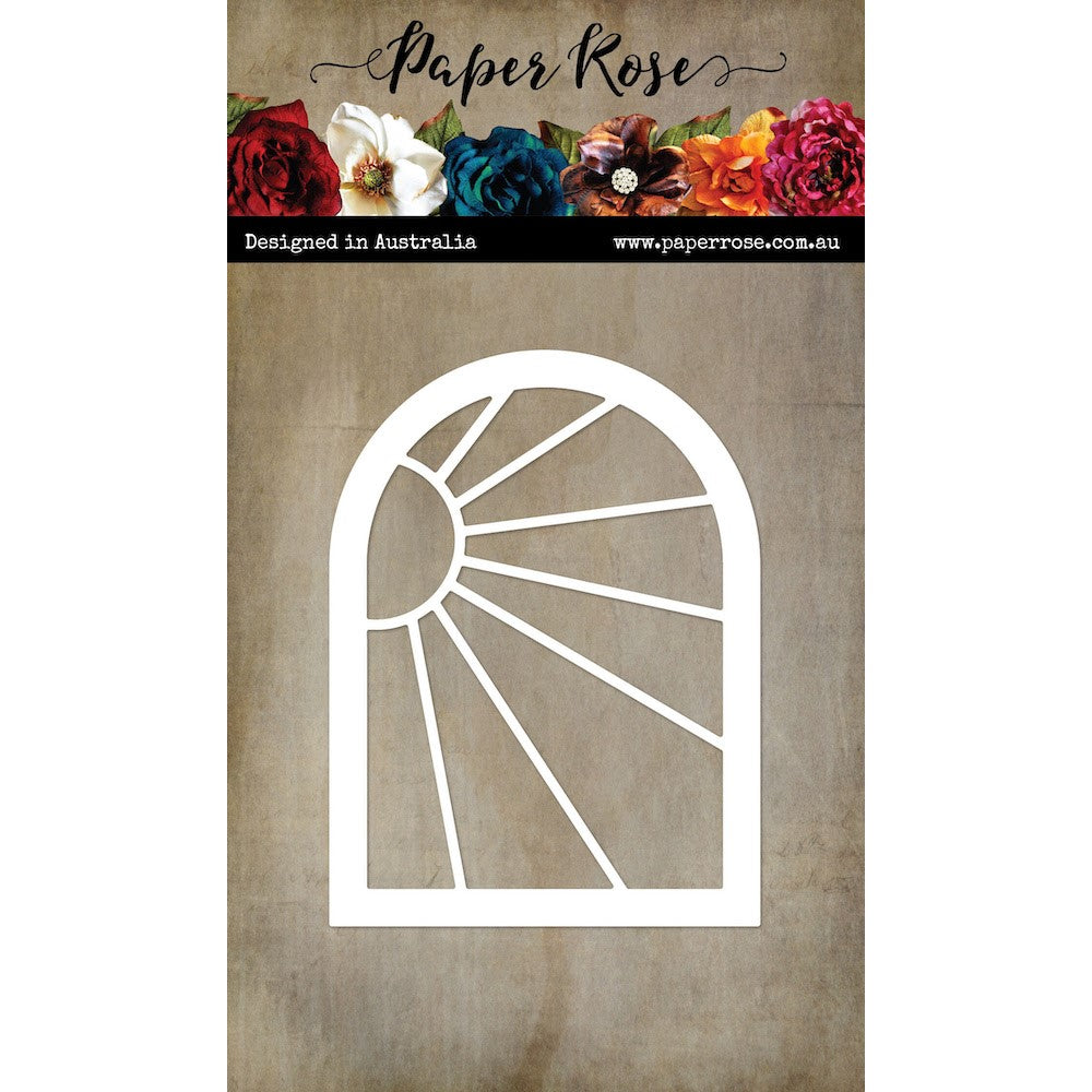 Paper Rose Sunset Arch Window Die 29014