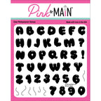 Pink and Main Balloon Alphas Clear Stamps PM0609