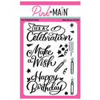 Pink and Main It's a Celebration Clear Stamps PM0605
