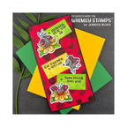Whimsy Stamps Lady Buggies Clear Stamps KHB188a Fluttering By to say Hi