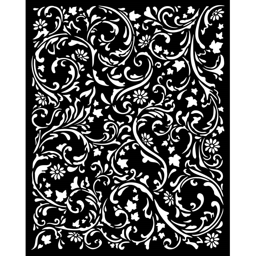 Stamperia Magic Forest Swirls Pattern Stencil kstd131