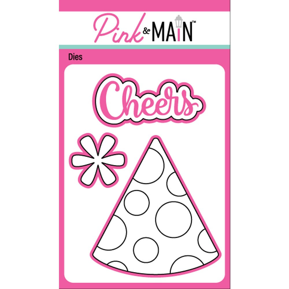 Pink and Main Party Hat Dies PNM451