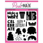 Pink and Main Make a Wish Clear Stamps PM0553
