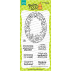 Newton's Nook Designs Spring Blooms Oval Clear Stamps NN2303S05