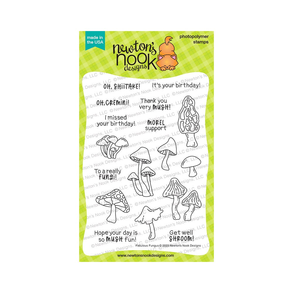 Newton's Nook Designs Fabulous Fungus Clear Stamps NN2303S04