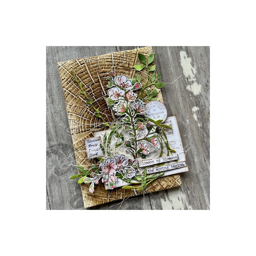 Paper Artsy Eclectica3 Alison Bomber Blackthorn Edition Cling Stamps eab31 blooms