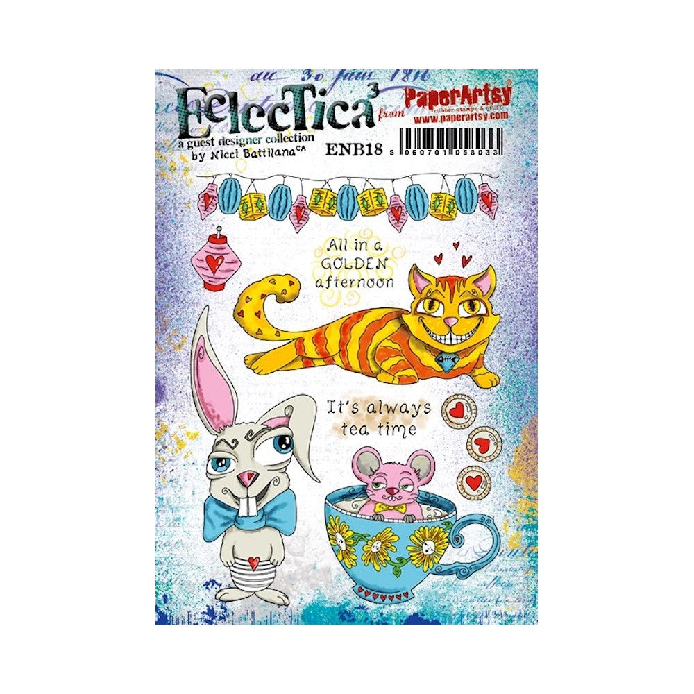 Paper Artsy Eclectica 3 Nicci Batilana Clinmg Stamp Set Paper Artsy Eclectica 3 Nicci Batilana Clinmg Stamp Set
