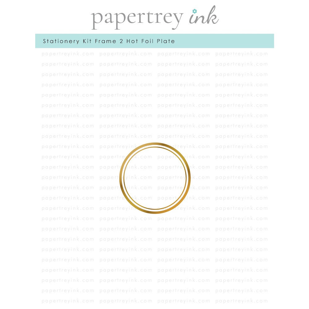 Papertrey Ink Elegant Notes Stationary Kit PTIK-0001 circle
