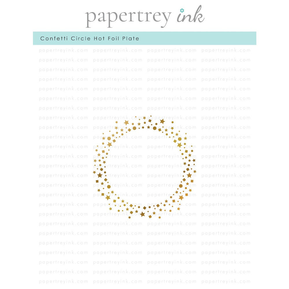 Papertrey Ink Confetti Circle Hot Foil Plate PTIF-0010