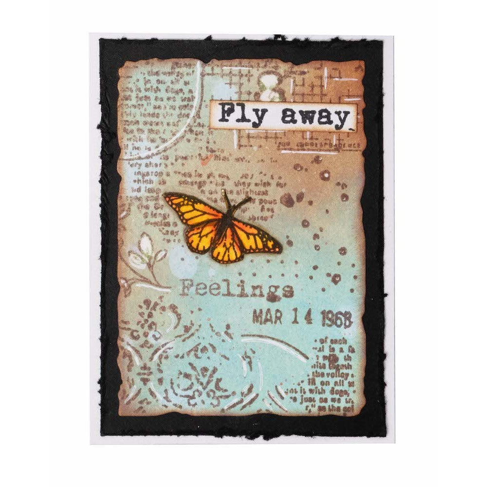 Studio Light Freedom Background Clear Stamp Feelings of Freedom jmafofstamp422 fly away