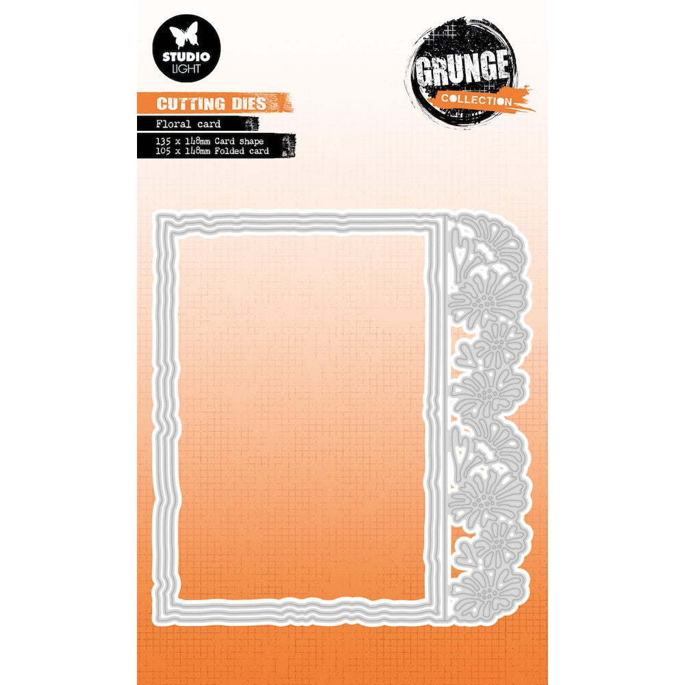 Studio Light Floral Card Dies Grunge Collection slgrcd501