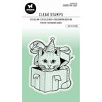 Studio Light Cat in a box Essentials Clear Stamp blesstamp408