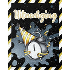 Studio Light Party Time Essentials Clear Stamp blesstamp411 splatter