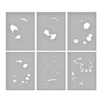 STN-049 Spellbinders Stylish Oval Floral Bird Layering Stencils