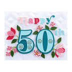 BD-0738 Spellbinders Stitched Numbers and More Set birthday