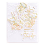 E3D-054 Spellbinders Cast Away 3D Embossing Folder thanks
