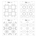 Sizzix Geo Background Layered Stencils 665840