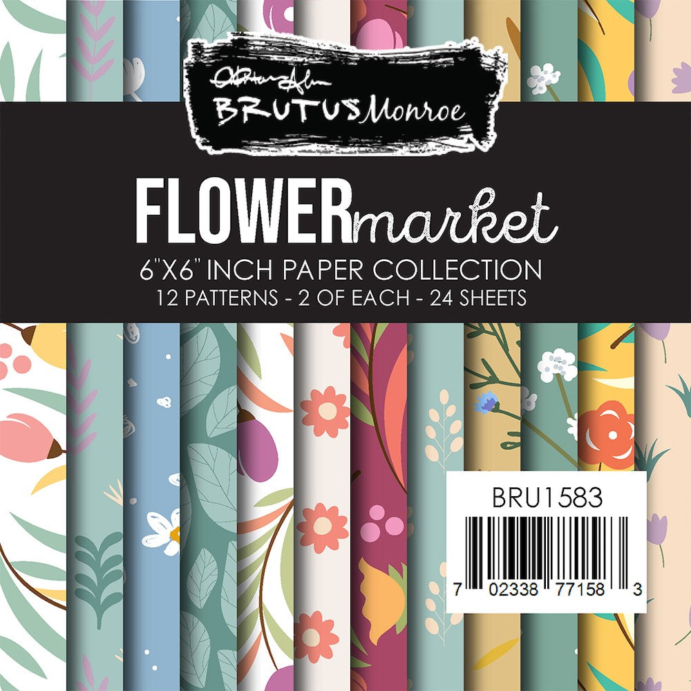 Brutus Monroe Flower Market 6x6 Paper Pack