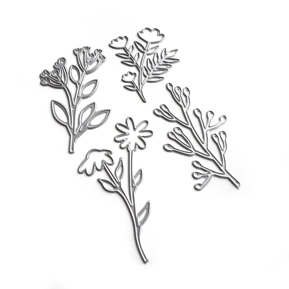 Elizabeth Craft Designs Elegant Leaves 1 Flowers With Love 2045 – Simon  Says Stamp