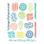Hero Arts Colorful Doodles Transfers RT104